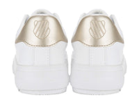 Tenis K-SWISS Ariana Blanco con Dorado para Mujer
