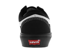 Tenis Panam Negro con Blanco para Niño