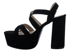 Zapatillas Luna Rosa Negro para Mujer
