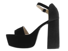 Zapatillas Luna Rosa Negro para Mujer