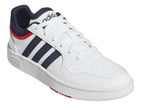 Tenis Adidas Hoops 3.0 Blanco Azul y Rojo para Hombre