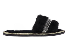 Sandalias Guess Slippy Negro para Mujer