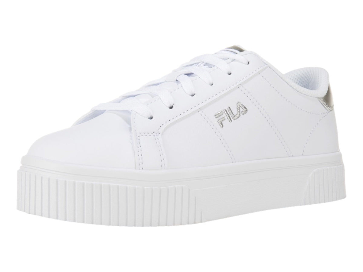 Tenis FILA Panache Blanco y Plata para Mujer