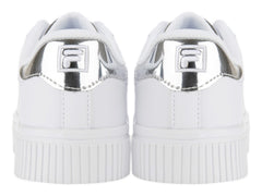 Tenis FILA Panache Blanco y Plata para Mujer