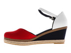 Sandalias Tommy Hilfiger Alpargata Dama 04787 Para Mujer