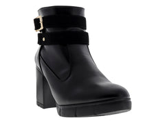 Botines Luna Rosa Negros para Mujer