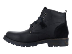 Botas Casuales Jeep Negro de Piel para Hombre