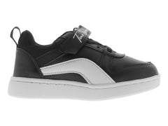 Tenis Sport Time Negro Blanco para Niño