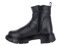 Botines Coloso para Niña en Piel Negro