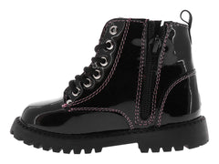 Botas Coloso Charol Negro para Niña