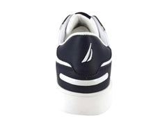 Tenis Nautica Fulton Blanco y Marino para Hombre