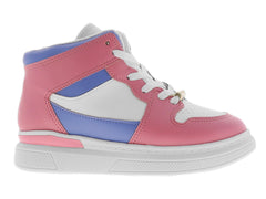 Tenis Molekinha Blanco Rosa para Niña