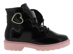 Botas Molekinha Negro Oro Rosado para Niña