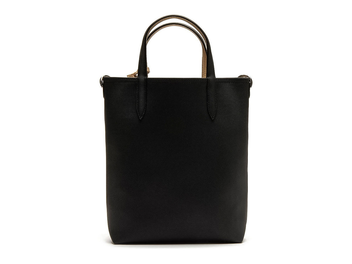 Bolsa de Hombro Lacoste Doble Vista Negro para Mujer
