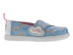 Tenis TOMS Azul con Diseño de Nubes para Niña
