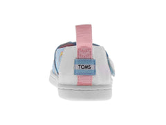 Tenis TOMS Azul con Diseño de Nubes para Niña