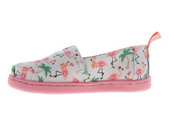 Tenis TOMS Azul Hawaiano con Flamencos para Niña