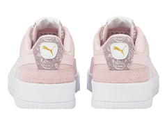 Tenis PUMA Carina Patchwork Blanco y Rosa para Mujer
