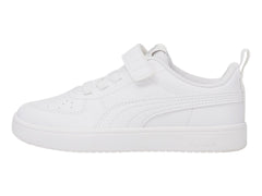 Tenis PUMA Rickie AC Blanco y Gris para Niño