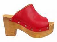 Sandalias Plataforma Klein Rojo para Mujer