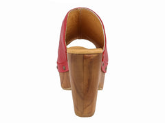 Sandalias Plataforma Klein Rojo para Mujer