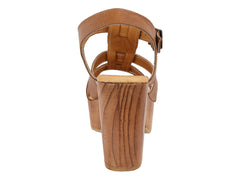 Sandalias de Plataforma Klein Café para Mujer