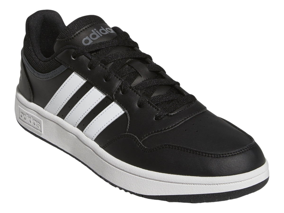 Tenis Adidas Hoops 3.0 Negro Blanco Gris para Hombre