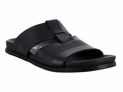 Sandalias Quirelli de Piel Negro para Hombre