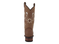 Botas Vaqueras Israel Boots Color Tan para Mujer