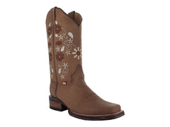 Botas Vaqueras Israel Boots Color Tan para Mujer