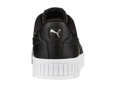 Tenis PUMA Carina 2.0 Negro y Plata para Mujer