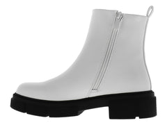 Botines Combat Roze Blanco para Mujer