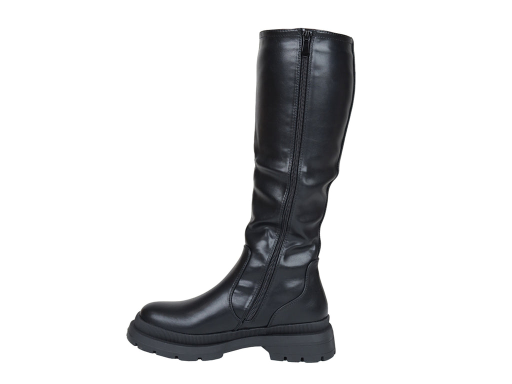 Botas Via Uno Negra Dama 20230 Para Mujer