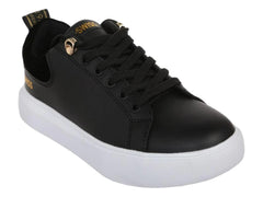 Tenis K-SWISS Alessius Negro y Dorado para Mujer
