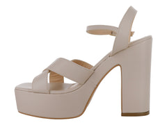 Sandalias de Plataforma Roze Beige para Mujer