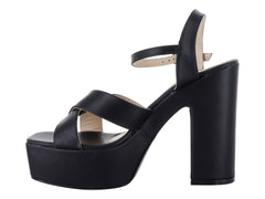 Zapatillas Sandalias Roze Negro para Mujer