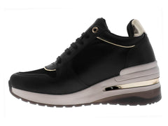 Tenis Casuales Be and Red Negros para Mujer