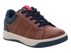 Tenis VAVITO Novara Color Cognac para Niño