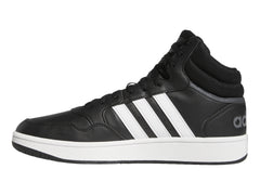 Tenis Adidas Hoops 3.0 Mid Negro y Blanco para Hombre