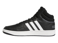 Tenis Adidas Hoops 3.0 Mid Negro y Blanco para Hombre