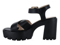 Sandalias Luna Rosa Plataforma Negro