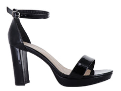 Zapatillas Lady Paulina Charol Negro para Mujer