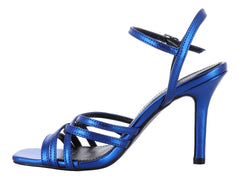 Zapatillas Lady Paulina Azul Cobalto Metalizadas para Mujer