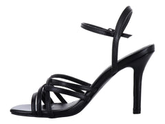 Sandalias Lady Paulina Negro Metálico para Mujer