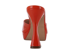 Zapatillas Lady Paulina Naranja de Charol para Mujer