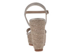 Sandalias Lady Paulina Zapatilla Plata Dama 28101 Para Mujer