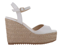 Sandalias Plataforma Lady Paulina Blanco para Mujer