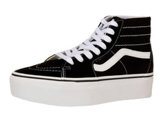 Tenis Vans Sk8 Hi Tapered Negro y Blanco para Mujer