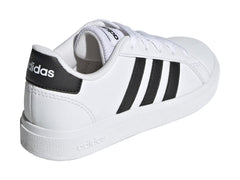 Tenis Adidas Grand Court 2.0 Blanco y Negro para Niño