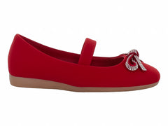 Zapatos Planos Miss Pink Gala Rojo para Niña
